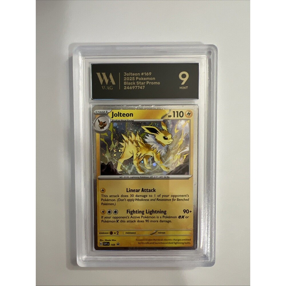 Pokemon Black Star Promo Jolteon #SVP169 Prismatic Evolutions 9 Mint